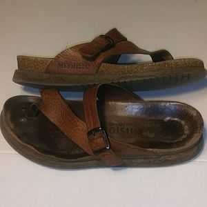 Mephisto LEATHER SANDALS (Birkie style). Sz EU 42